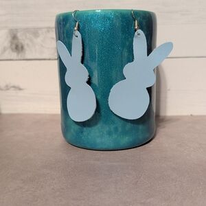 Blue Bunny Earrings